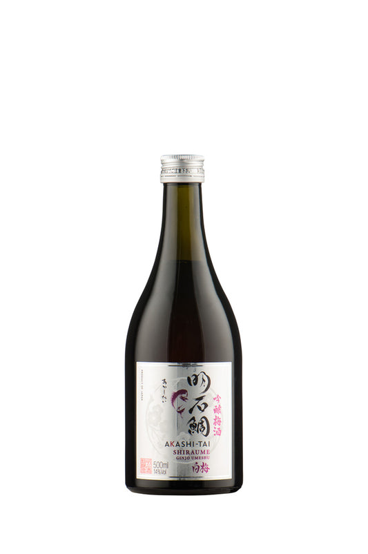 Akashi- Tai Plum Sake Shiraume Ginjo Umeshu 50cl Japanese liqueur bottle image