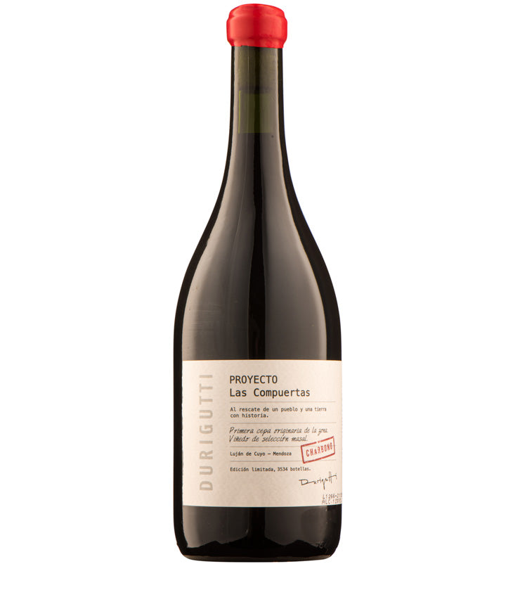 Durigutti Las Compuertas Charbono 2023 Argentine red wine bottle image