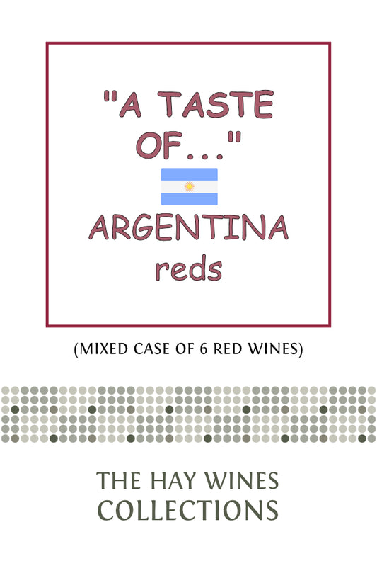 A taste of Argentina reds - a mixed case of 6 red wines from Argentina