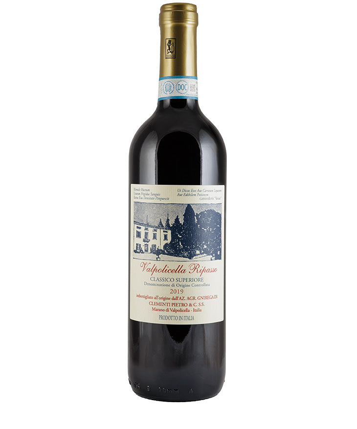 Clementi Valpolicella Ripasso 2019 Italian red wine from Veneto – wine bottle image