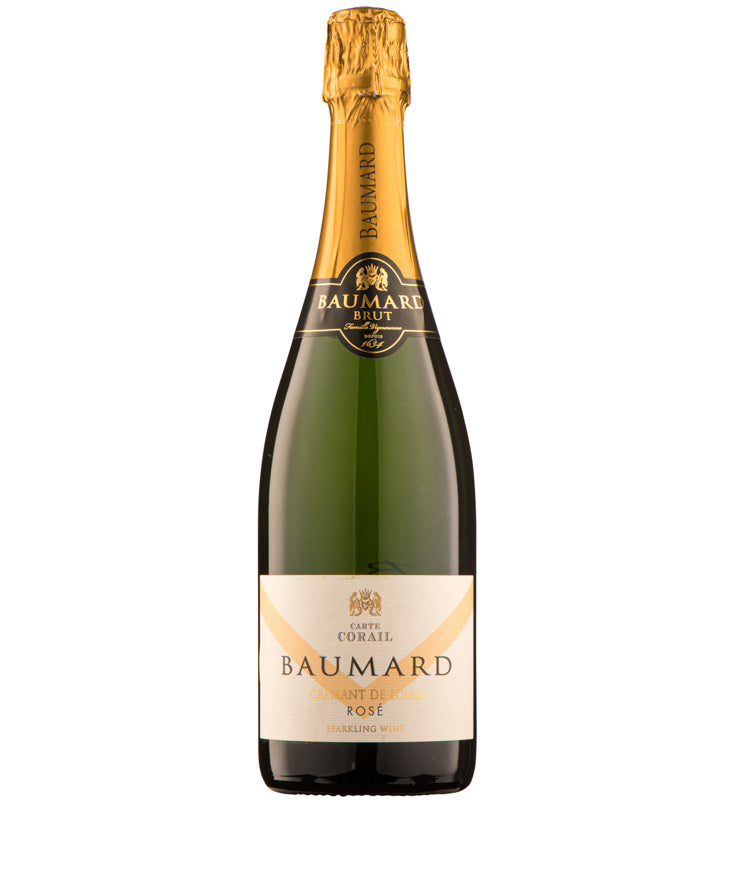 Domaine des Baumard Cremant de Loire Rose NV sparkling rosé French wine bottle image