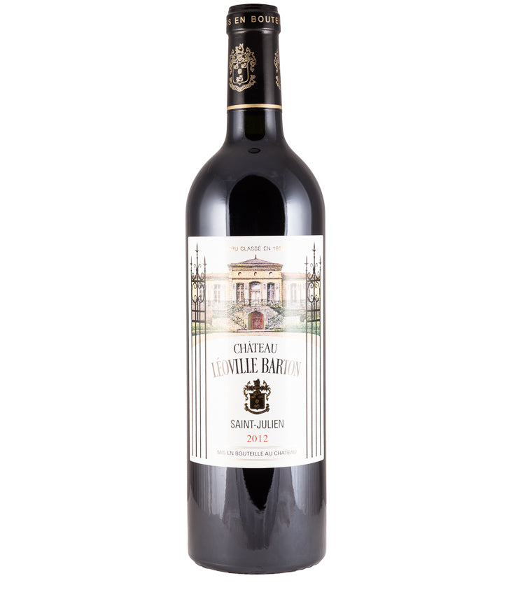 Chateau Leoville Barton Saint-Julien 2012 red French Bordeaux wine – wine bottle image