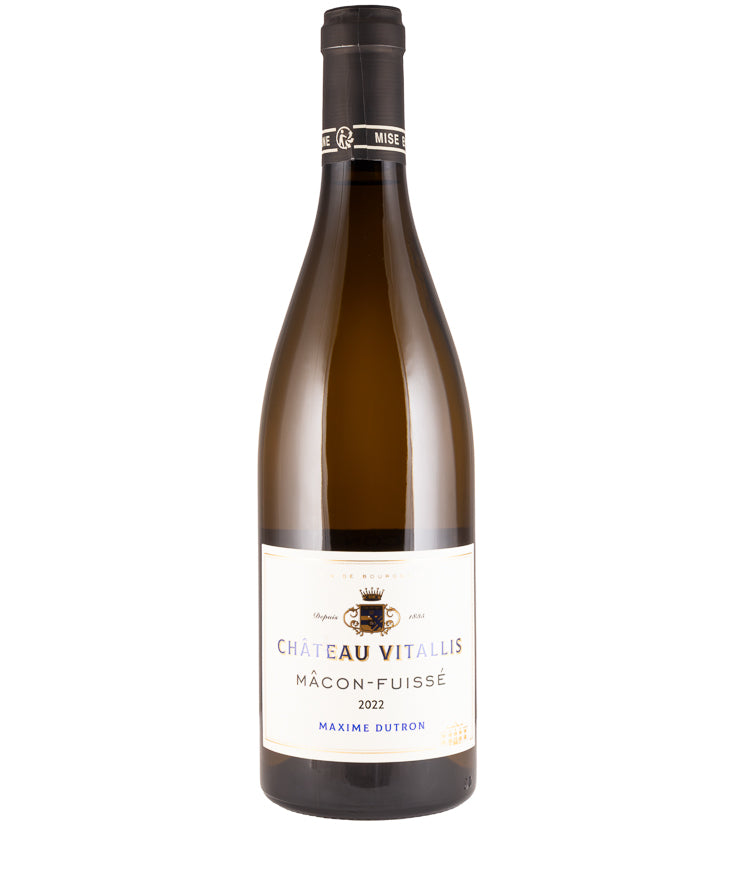 Chateau Vitallis Macon-Fuisse 2024 white Burgundy French wine – wine bottle image