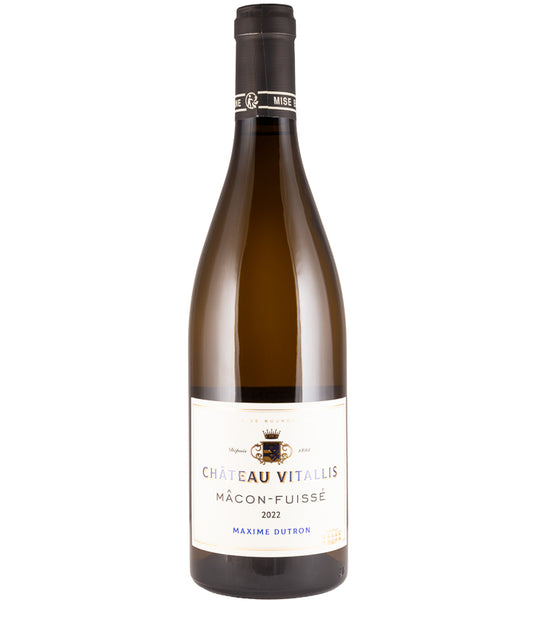 Chateau Vitallis Macon-Fuisse 2024 white Burgundy French wine – wine bottle image