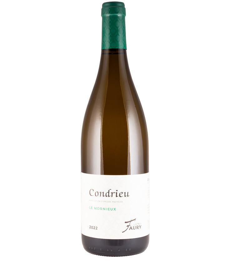 Faury Condrieu 'Le Mornieux' 2023 white French wine from Rhone – wine bottle image