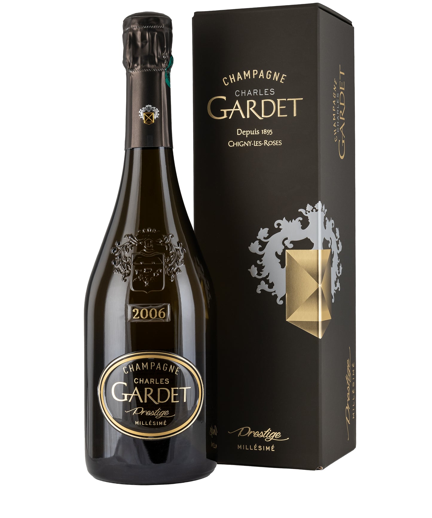 Charles Gardet Prestige Vintage Champagne 2006 French sparkling wine – wine bottle image