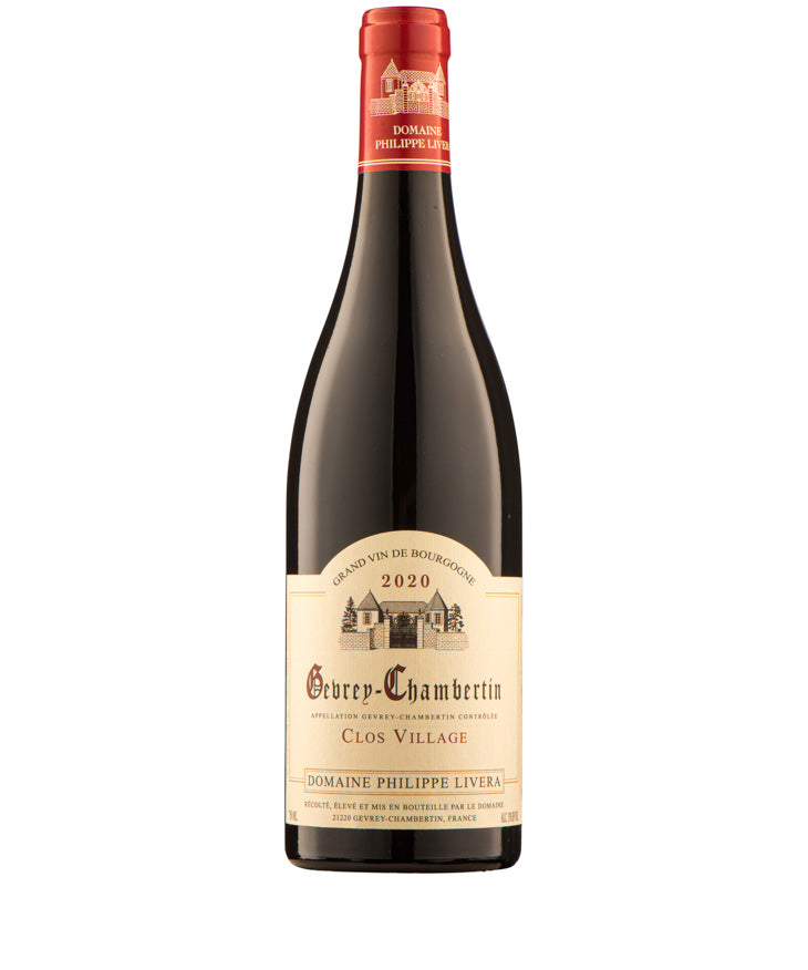 Domaine Philippe Livera Gevrey Chambertin Clos Village 2021 red French Burgundy wine bottle image