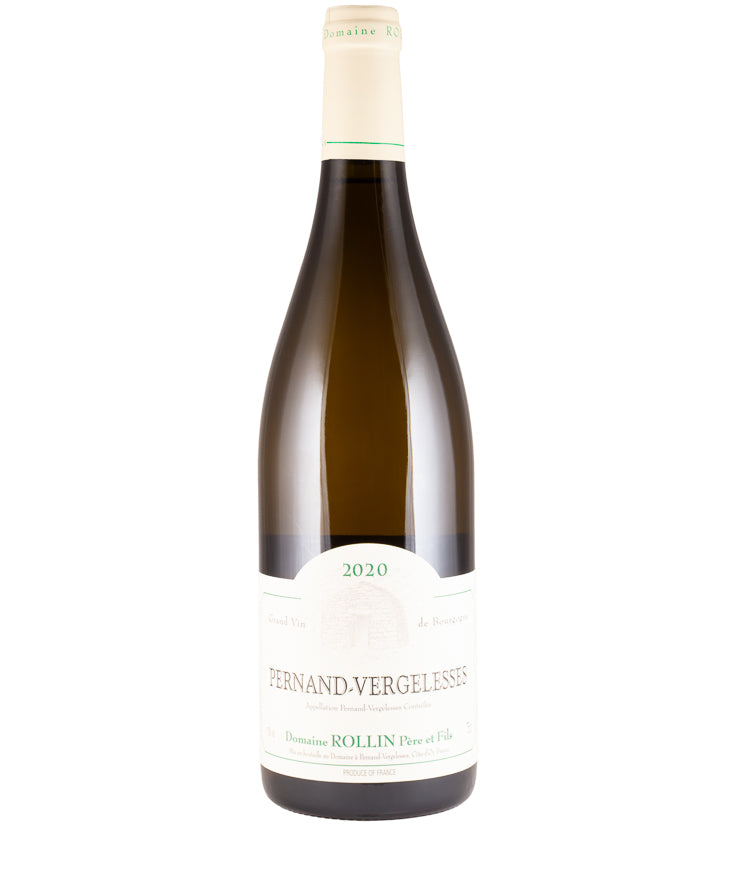 Domaine Rollin Pernand-Vergelesses Blanc 2021 white Burgundy French wine – wine bottle image
