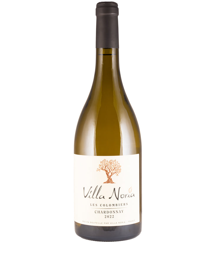 Villa Noria 'Les Colombiers' Chardonnay 2023 French white wine bottle image