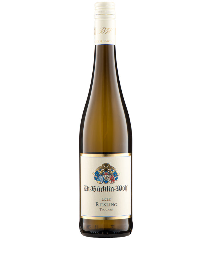 Dr Burklin Wolf Riesling Trocken 2022 white German wine bottle image