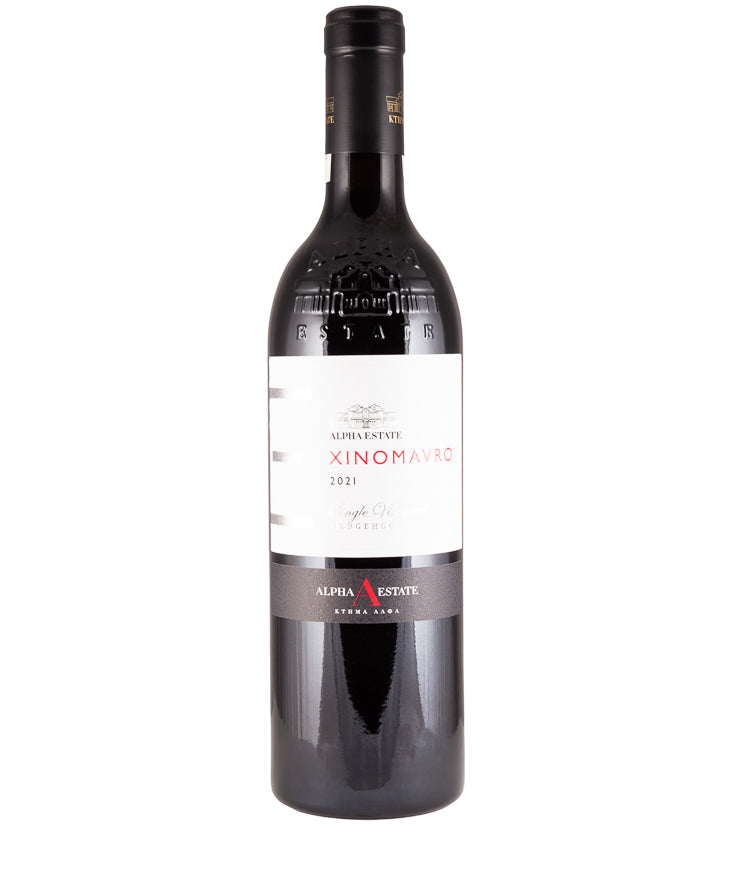 Alpha Estate Single Vineyard Hedgehog Xinomavro 2022 red Greek wine – wine bottle image