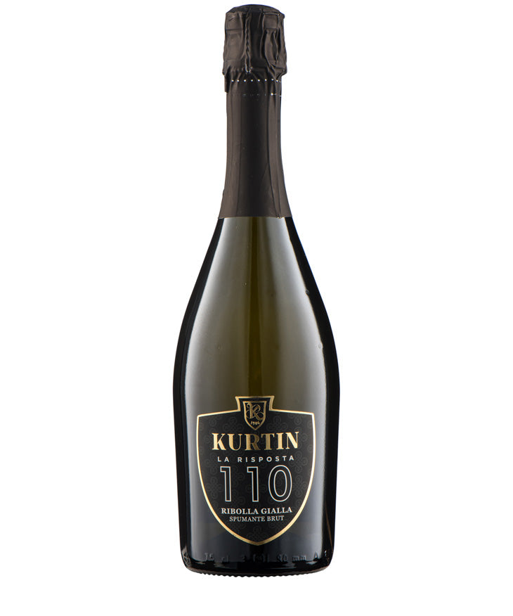 Kurtin La Riposta 110 Ribolla Gialla Spumante Brut Italian sparkling wine bottle image
