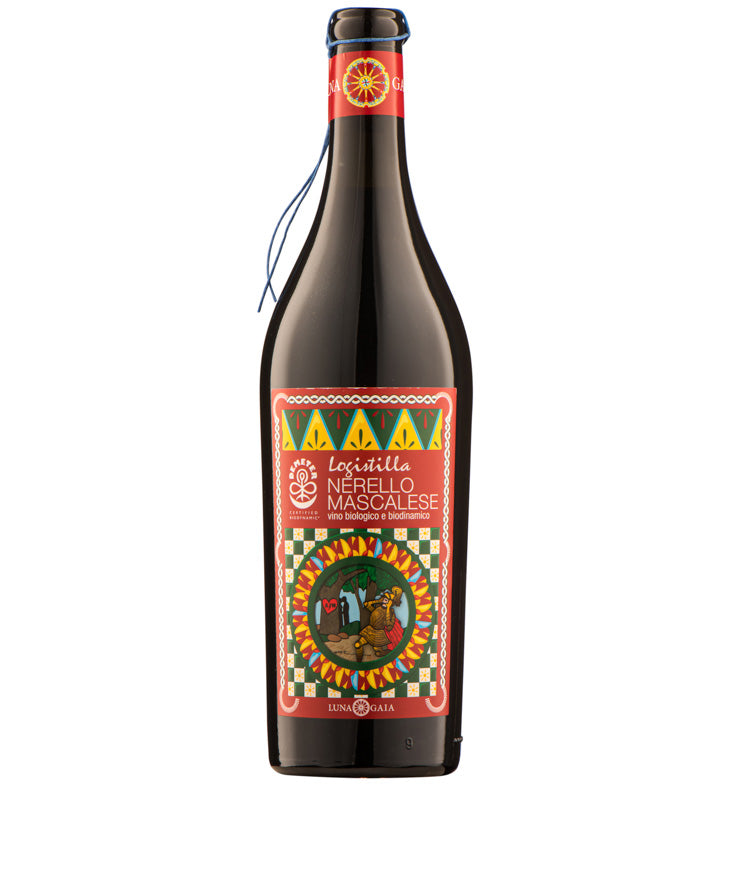 Luna Gaia Nerello Mascalese Logistilla 2023 Italian red wine from Sicily – wine bottle image