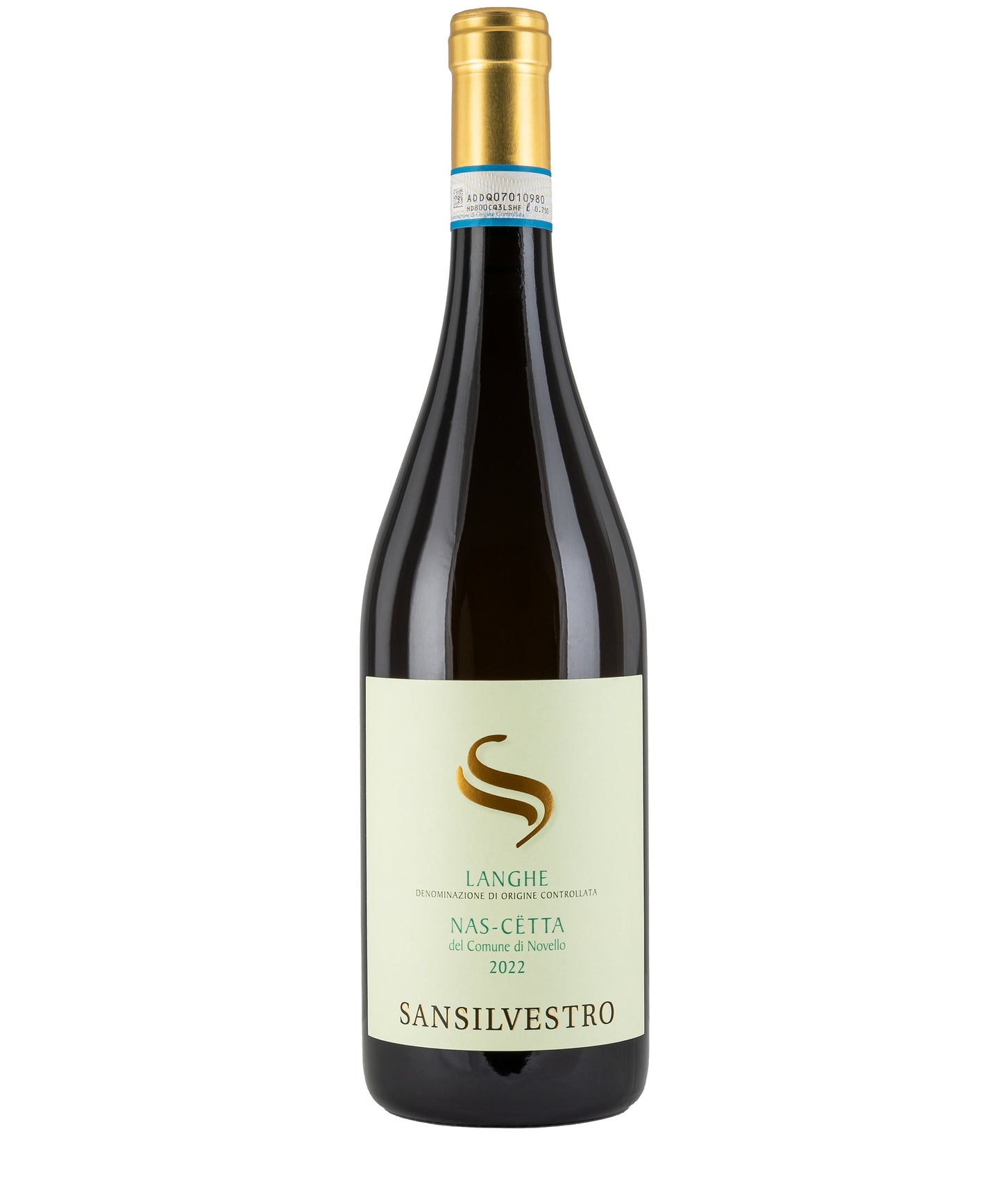 San Silvestro Nascetta del Commune di Novello 2023 Italian white wine bottle image