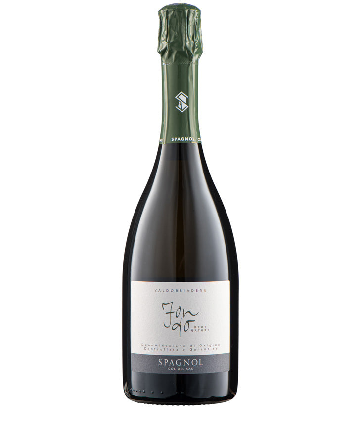 Spagnol Colfondo Prosecco Il Fondo Brut Nature 2022 sparkling Italian white wine bottle image