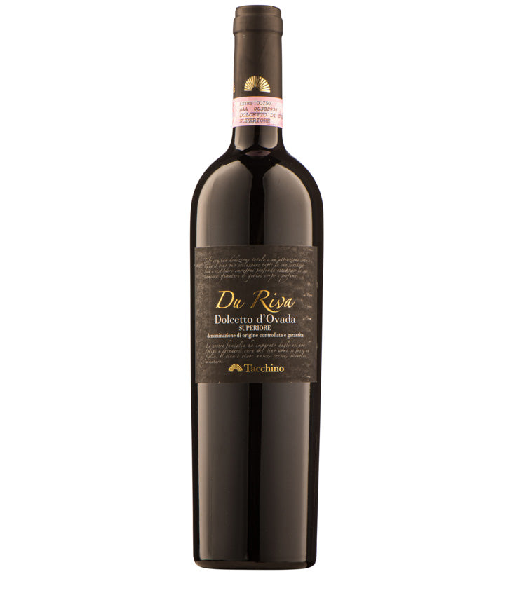 Luigi Tacchino Du Riva Dolcetto d'Ovada Superiore 2018 Italian red wine – wine bottle image