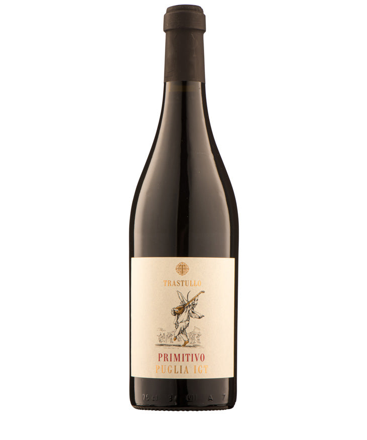 Trastullo Primitivo 2024 red Italian wine from Puglia – wine bottle image