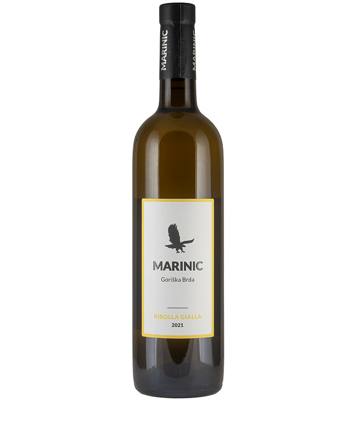 Marinic Ribolla Gialla 2021 white wine from Hay Wines with complex fruity and floral notes.