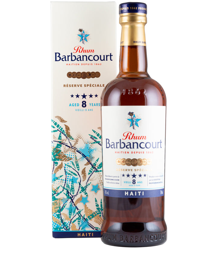 Barbancourt 5 Star Reserve Speciale 8 Year Old Rhum Haitian rum aged 8 years – spirit bottle image