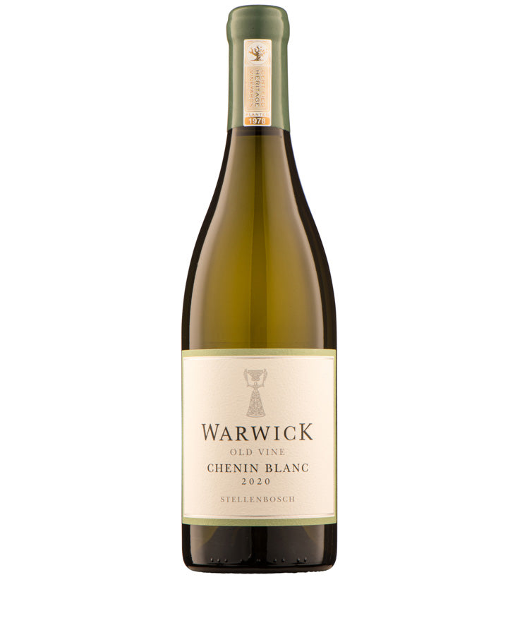 Warwick Old Vine Chenin Blanc 2022 white South African Stellenbosch wine bottle image