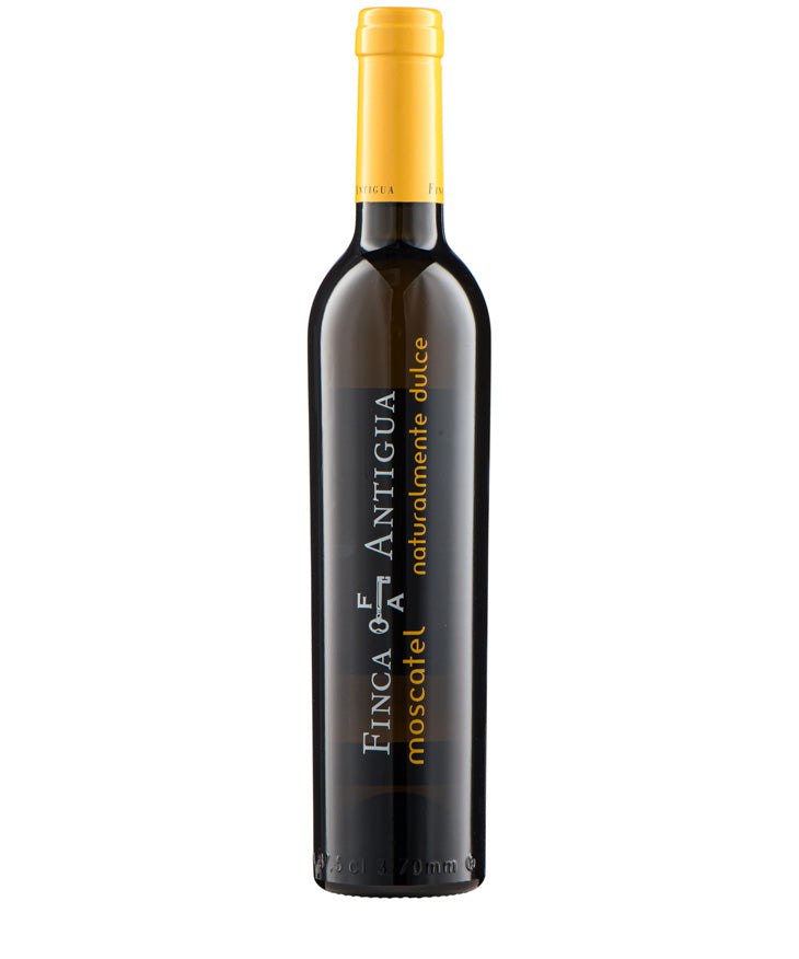 Finca Antigua Moscatel Naturalmente Dulce 2024 37.5cl Spanish white wine bottle image
