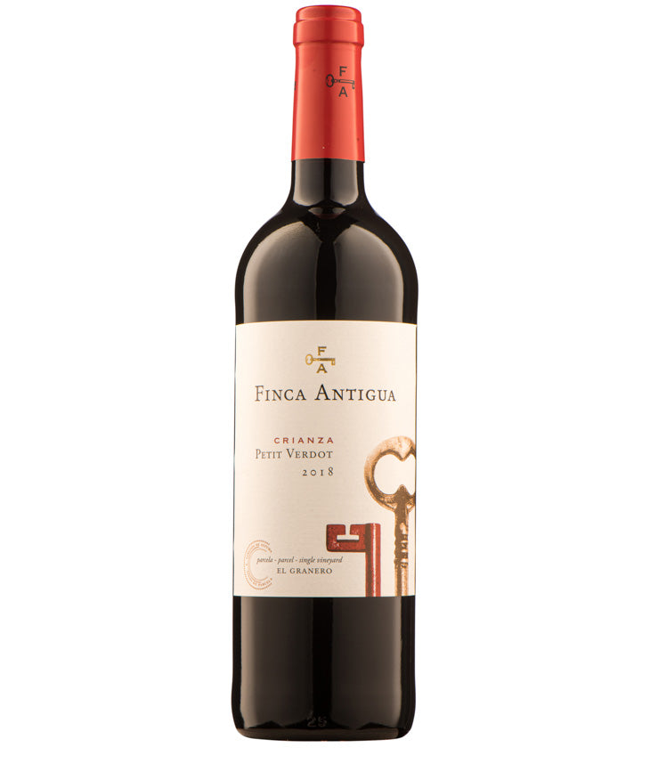 Finca Antigua Petit Verdot Crianza 2020 red Spanish wine bottle image