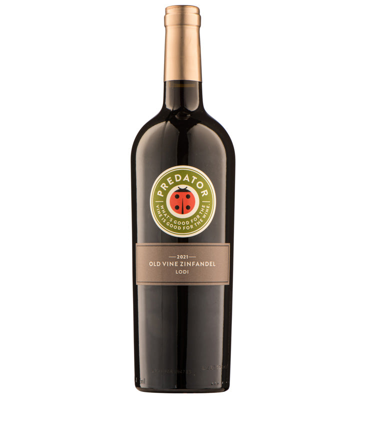 Predator Old Vine Zinfandel 2022 red wine from Lodi, California – wine bottle image