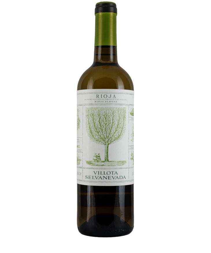 Villota Selvanevada Rioja Blanco 2024 white wine bottle