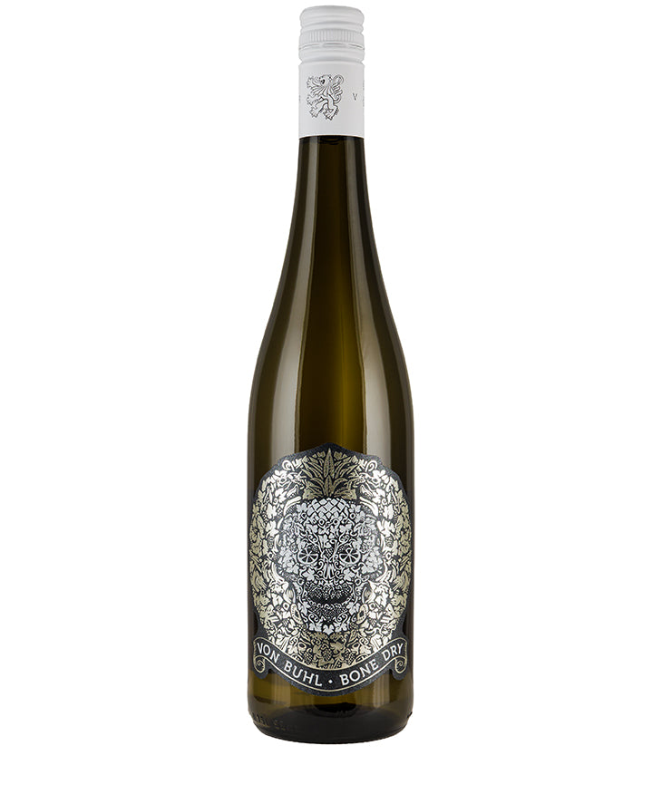 Weingut Reichsrat Von Buhl Bone Dry Riesling 2024 white wine bottle with decorative silver label