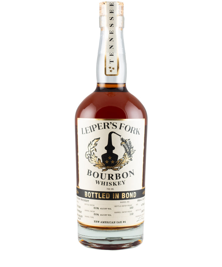 Leiper's Fork Bottled in Bond Bourbon Whiskey Tennessee American spirit bottle image
