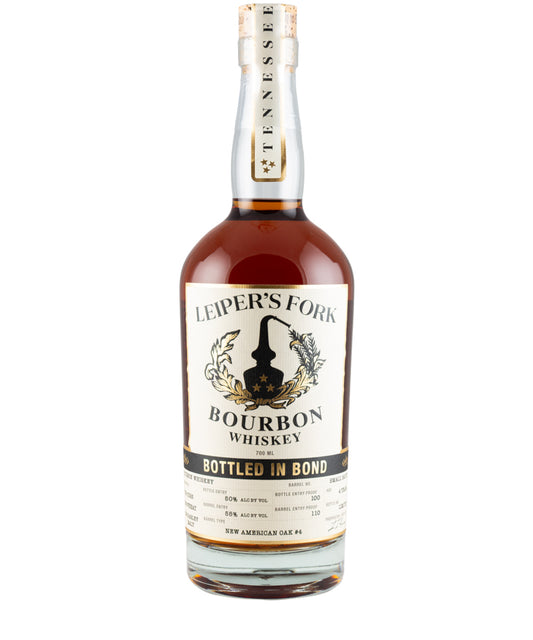 Leiper's Fork Bottled in Bond Bourbon Whiskey Tennessee American spirit bottle image