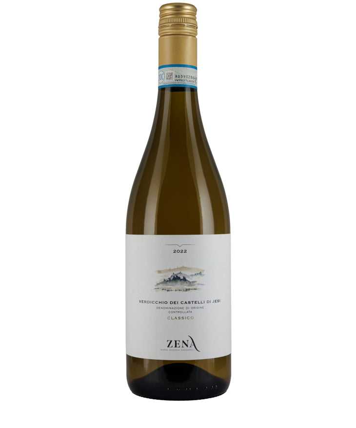 Zena Verdicchio dei Castelli di Jesi Classico 2022 white wine bottle