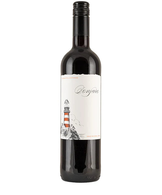 Bonfaro Tinto The Beautiful Lighthouse 2023 fine wine from Portugal with a lighthouse label design