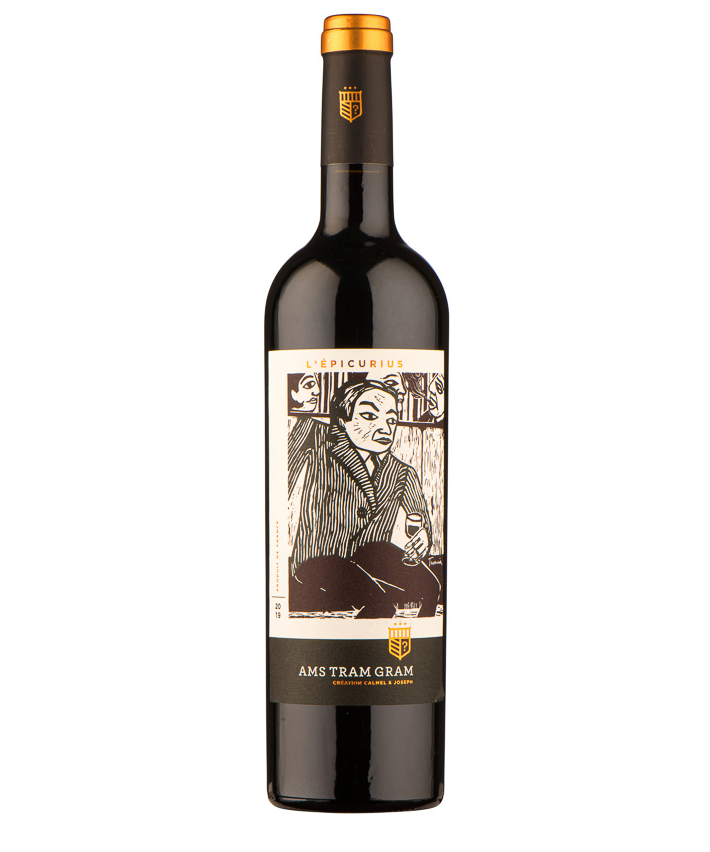 Ams Tram Gram L'Epicurius Rouge 2024 French red wine from Languedoc-Roussillon – wine bottle image