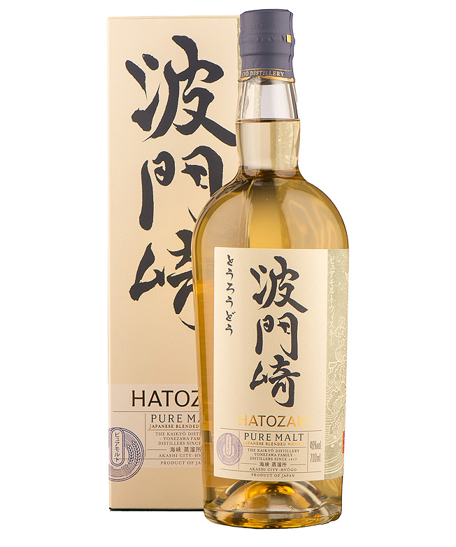 Hatozaki Pure Malt Japanese whisky bottle image – spirit bottle image