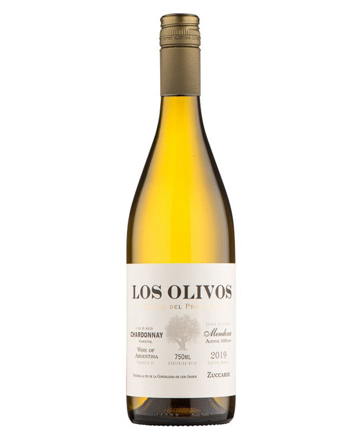 Zuccardi Los Olivos Chardonnay 2024 white Argentine wine from Mendoza – wine bottle image