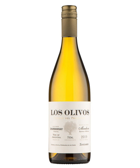 Zuccardi Los Olivos Chardonnay 2024 white Argentine wine from Mendoza – wine bottle image