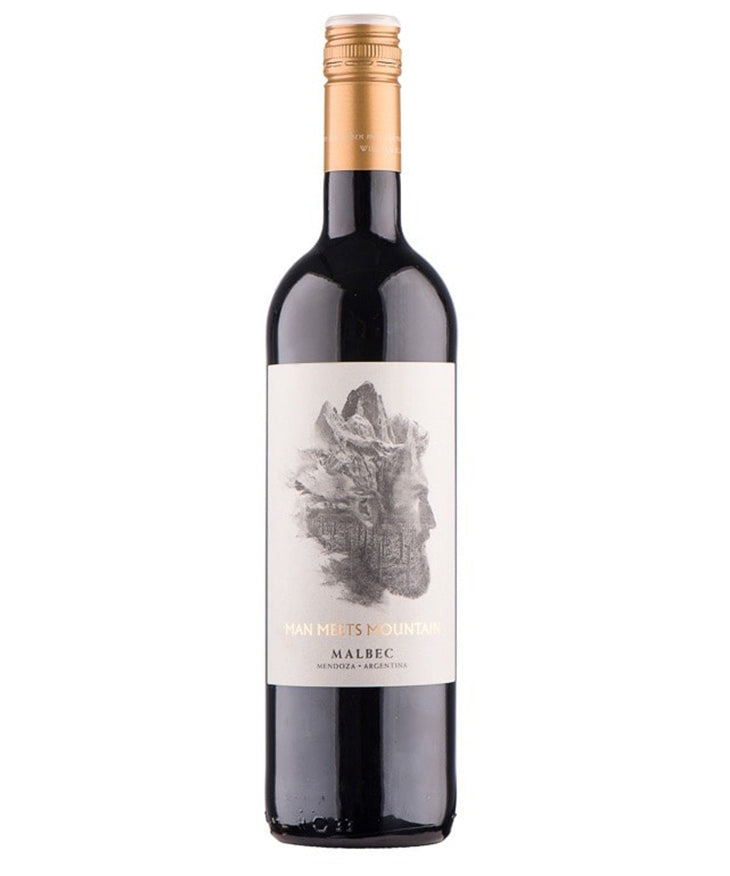 Man Meets Mountain Malbec 2024 red Argentine wine from Mendoza – wine bottle image