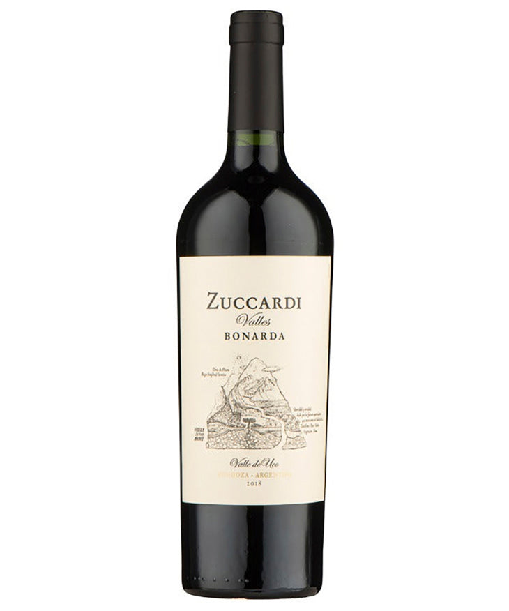 Zuccardi Valles Bonarda 2024 red Argentinian wine bottle image