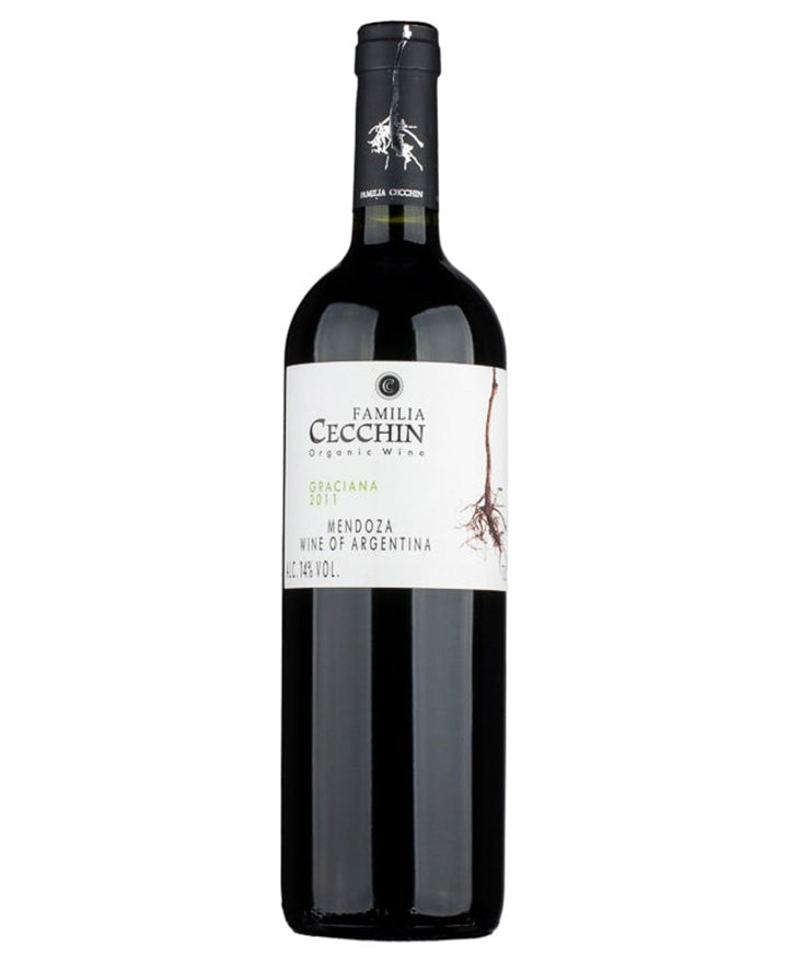 Familia Cecchin Graciana 2023 red wine from Mendoza Argentina – wine bottle image