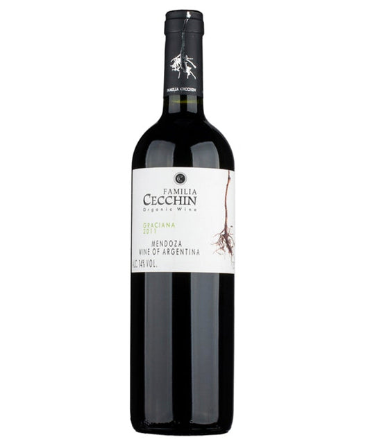 Familia Cecchin Graciana 2023 red wine from Mendoza Argentina – wine bottle image