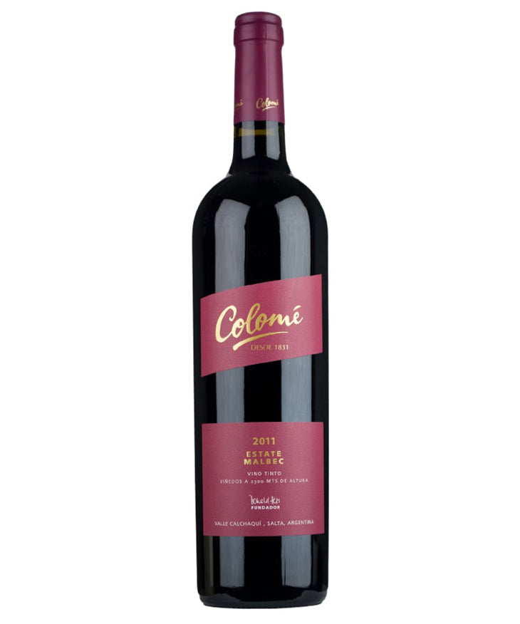 Colome Estate Malbec 2023 red Argentinian wine bottle image