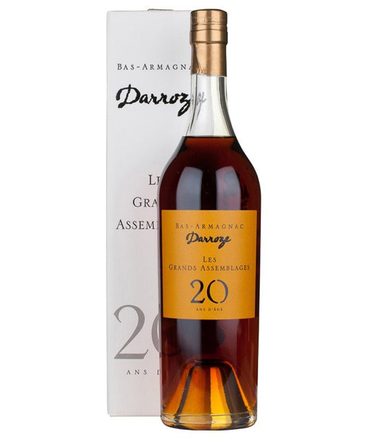 Darroze 20 Year Old Armagnac Les Grand Assemblages French brandy 20 years old – spirit bottle image