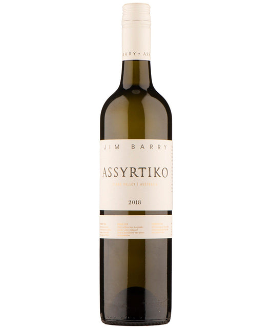 Jim Barry Clare Valley Assyrtiko 2022 Australian white wine vintage – wine bottle image