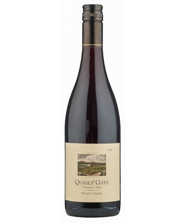 Quails Gate Pinot Noir 2020 Canadian red wine vintage – wine bottle image