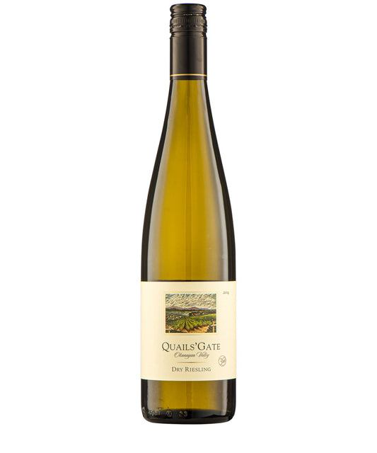 Quail's Gate Dry Riesling 2022 Canadian white wine bottle image