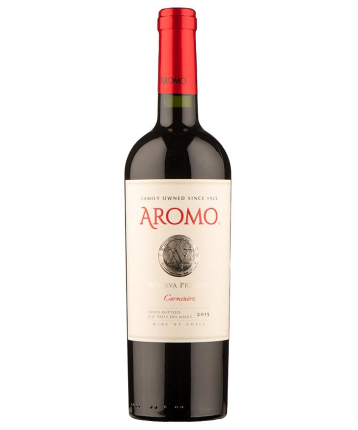 Aromo Private Reserve Carmenere 2021 Chilean red wine bottle image