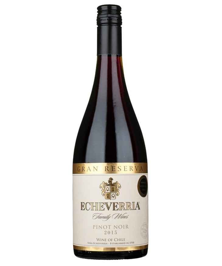 Echeverria Gran Reserva Pinot Noir 2022 red Chilean wine – wine bottle image