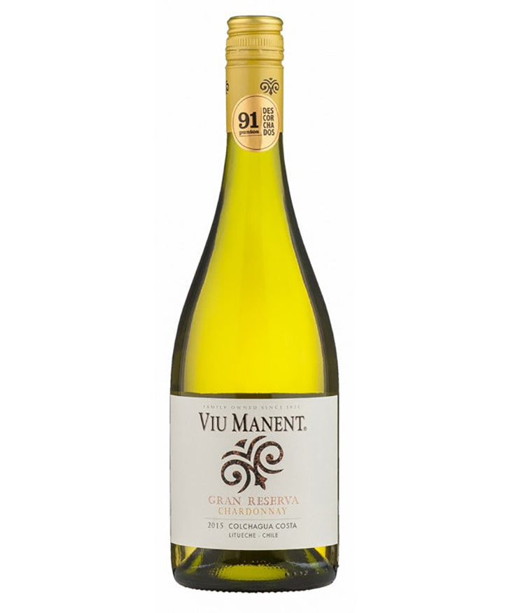 Viu Manent Gran Reserva Chardonnay 2021 Chile white wine bottle image