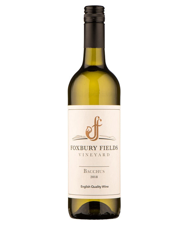 Foxbury Fields Bacchus 2021 English white wine bottle image
